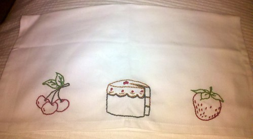 Embroidered Demi Towel by NurseJulie