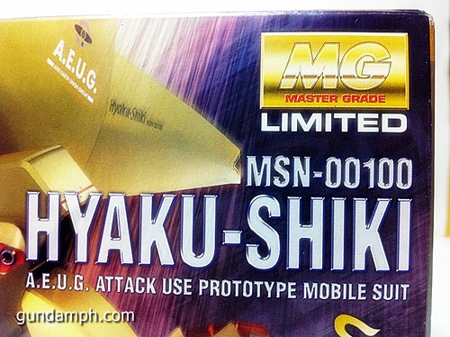 MG 1-100 Hyaku Shiki HD Color Limited Version Edition Gundam PH (22)