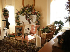 This is the bedroom with the largest fireplace and became the Mother Superior's bedroom