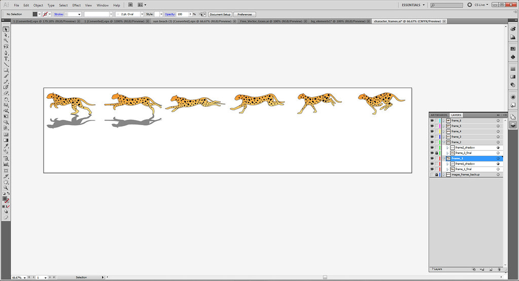 Flash Running Creating Patterns Flash animation – Cheetah Run Cycle | Digital Media Arts - Aamir Raza