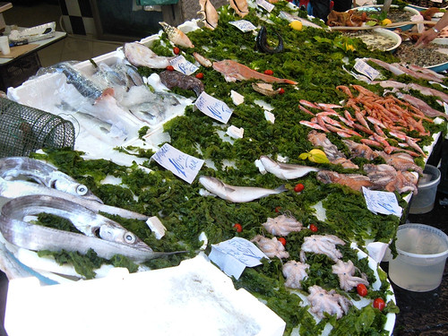 Fish market Naples, Italy