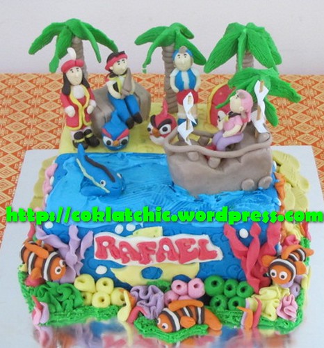 Cake Jack Pirate in the Neverland Island
