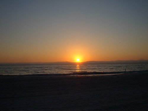 All things being the same I'd rather be here Sunset on Gulf of Mexico from St. Petersburg Florida