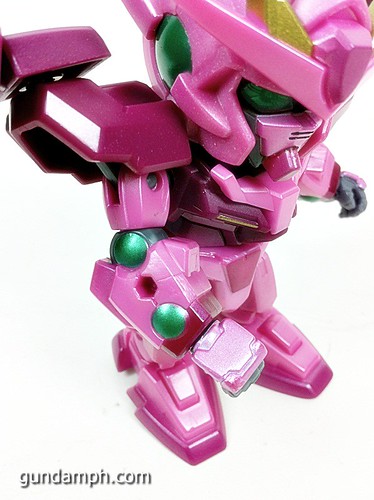 SD Gundam Online Capsule Fighter Trans Am 00 Raiser Rare Color Version Toy Figure Unboxing Review (19)