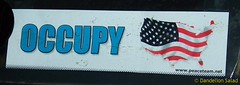 Occupy America - We are the 99% bumpersticker on my car