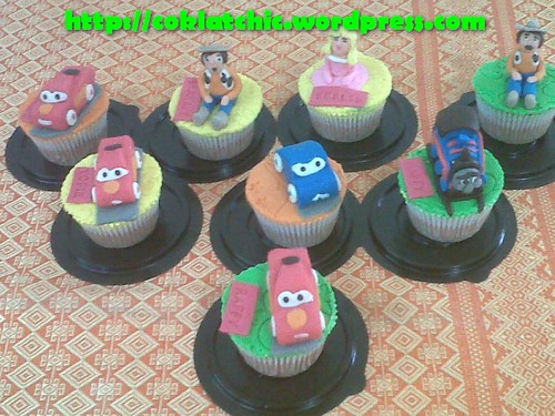 Cupcake Cars, cupcake Thomas dan cupcake toy story