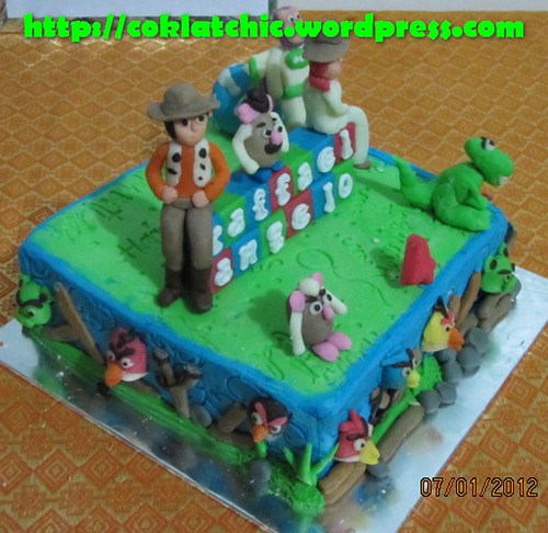 Cake Toy Story dan Angry Bird