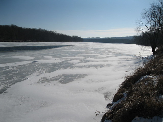 St. Croix River in winter