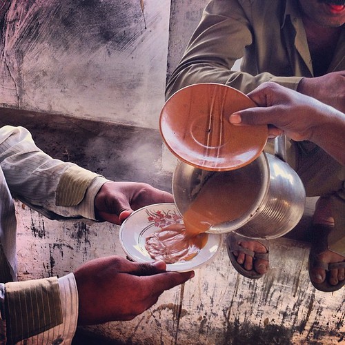 Kachch, where chai is served in saucers, sans cups. by Unlisted Sightings