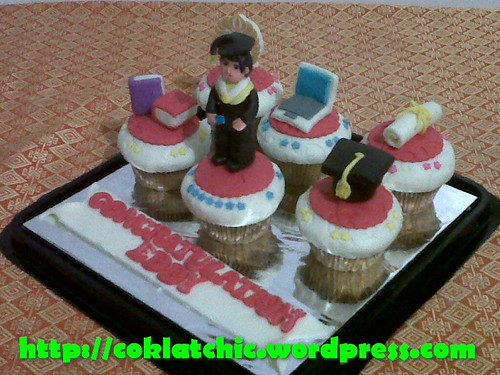 Cupcake set wisuda