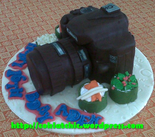 Cake Canon eos550d dan sushi