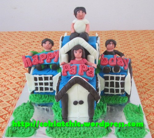 Miniature cake Rumah