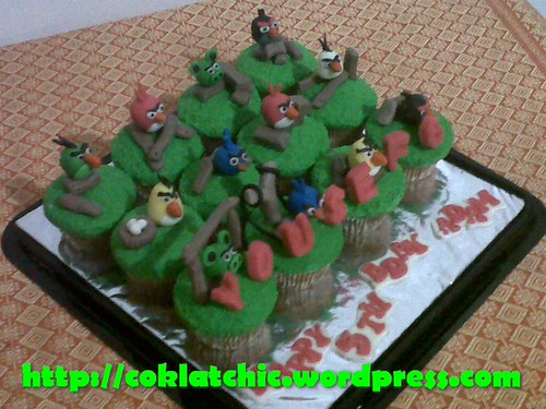 Set Cupcake Angry BIrd