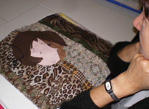 atelier patchwork - portraits à la manière de P Picasso patchcath