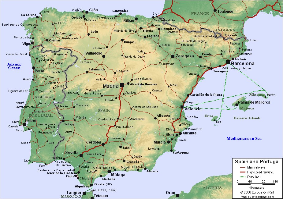Printable Map Of Spain And Portugal 6873147376 06a53a7d79 O D 