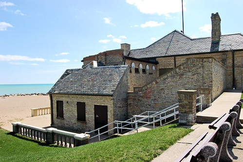 Full view of west side of beach house