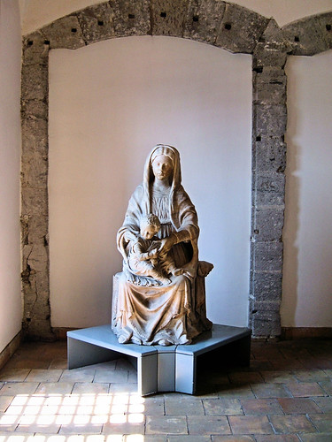 Madonna and child statue Naples, Italy