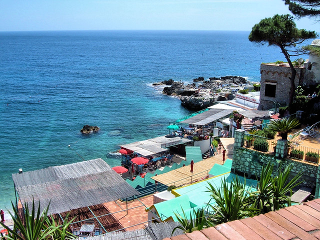 town Capri Island, Italy