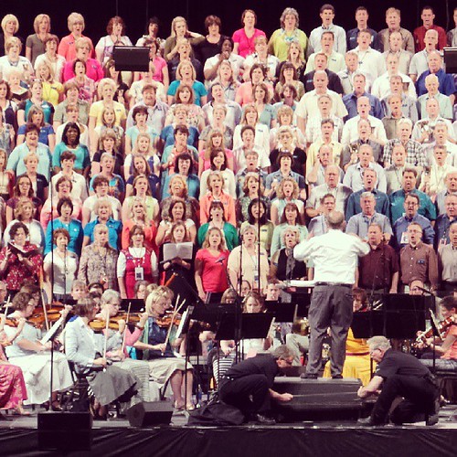 I'm photographing the Mormon Tabernacle Choir today! Are you coming to their show in #Indy tonight? #MoTab