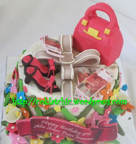 Cake Tas dan High Heels