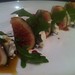 Figs With Goat Cheese, Greens, and Pink Peppercorn