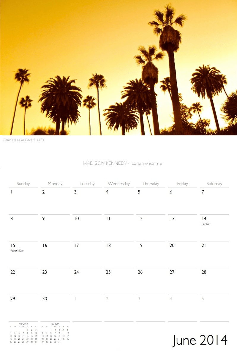 Calendar 2014
