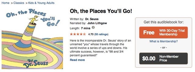 Get Oh, the Places You'll Go for Free