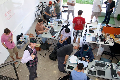 Aerial View of Group