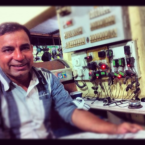 Charging customers phones. A value added service at this highway dhaba. by Unlisted Sightings