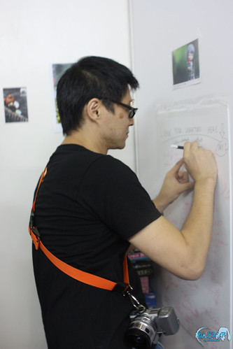 Putting signature on the board