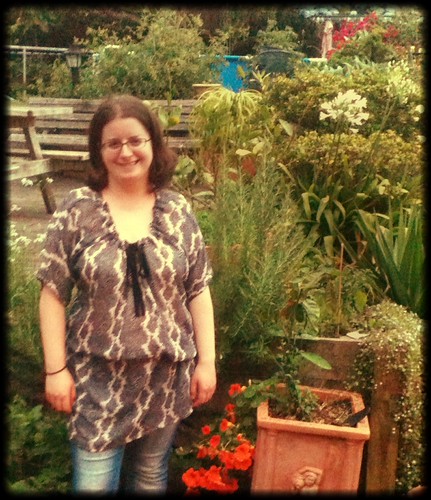 me in my new dress created by Susan Duckworth, owner of Vanilla Ink.