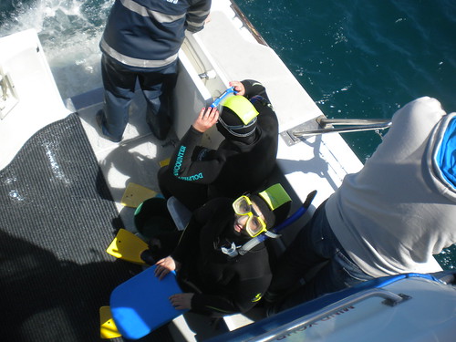 Me preparing to snorkel!