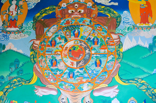 2012 India, Sikkim, Pelling, Sangachoeling Gompa