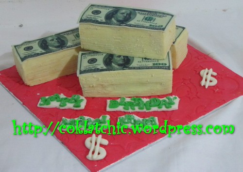 Cake Uang Dollar