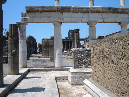 forum Pompeii, Italy