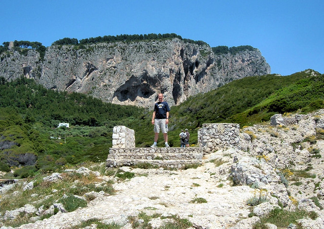 He's there Capri Island, Italy