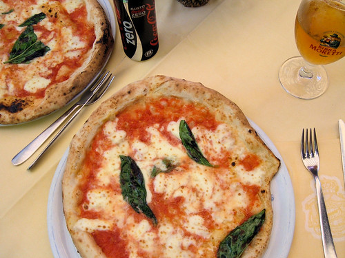 Margarita pizza Naples, Italy