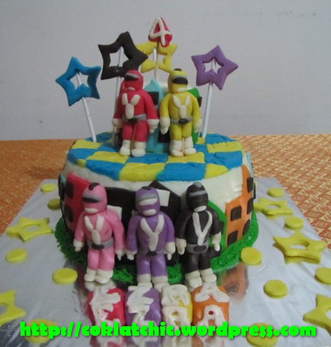 Cake Power Ranger