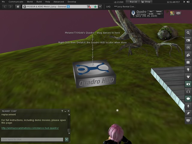 HUD as in-world object