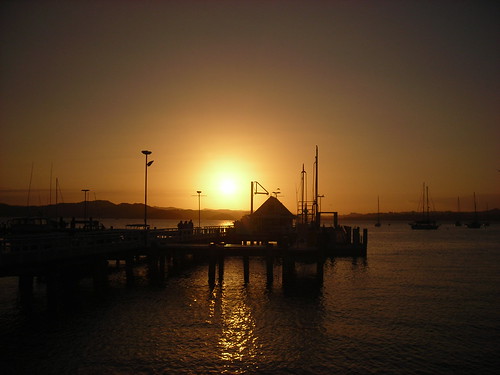 Sunset on The Wharf in Russell