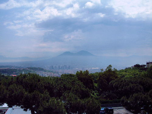 Volcano across the way Naples, Italy