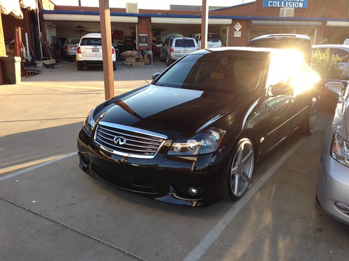Our team of experts have put prepared a guide to show you how to change your headlights. 06 Front End Swap to 08-10 M35 w/Vossen CV3's and Upgrade