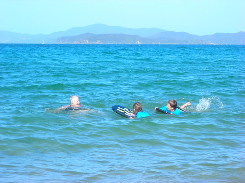 Enjoying the sun & sea in Russell
