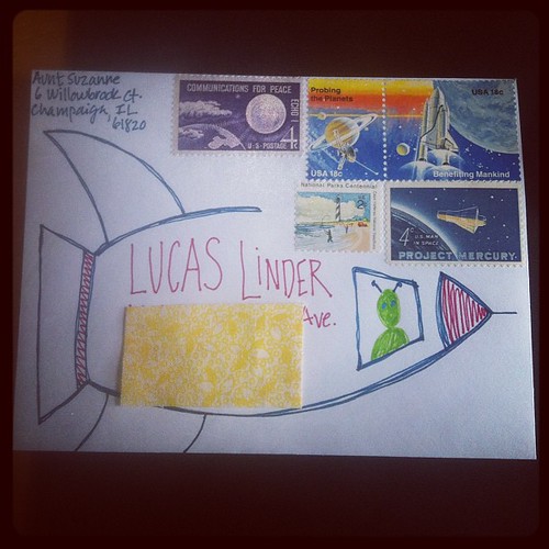 Ready for blast off. #lettermo #showandmail