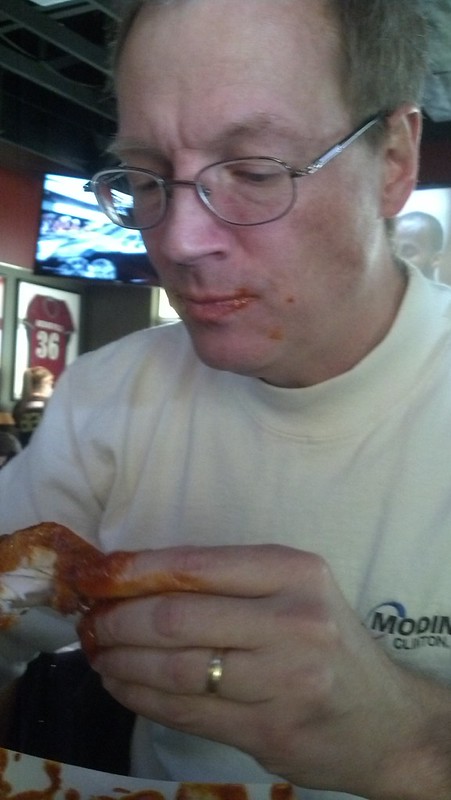 Mike Taking the Blazin Challenge