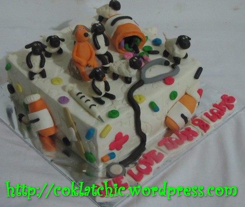 Cake Obat-obatan dan shaun the sheep