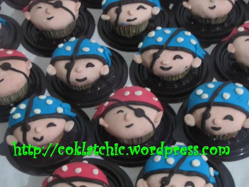 Minicupcake bajak laut