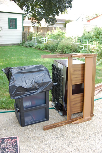 Things staged in driveway