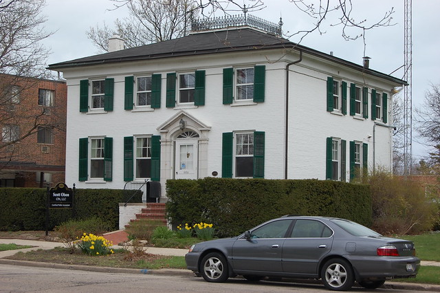 Lucien Scribner house Library Park, Kenosha, Wisconsin