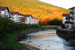 El río Bidasoa a su paso por Santesteban